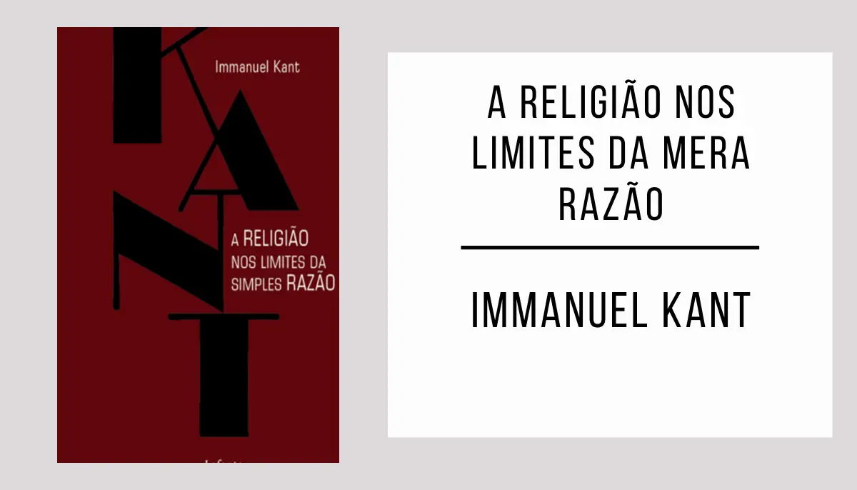 A Religião Nos Limites Da Simples Razão de Immanuel Kant