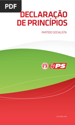 Declaração de princípios. Partido Socialismo