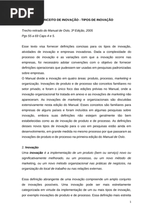 Fundamentos conceituais para abordagens de gestão da inovação em bibliotecas