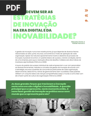 Quais devem ser as estratégias de inovação na era digital e da inovabilidade? (Artigo)