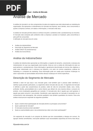 Análise de Mercado (Artigo)