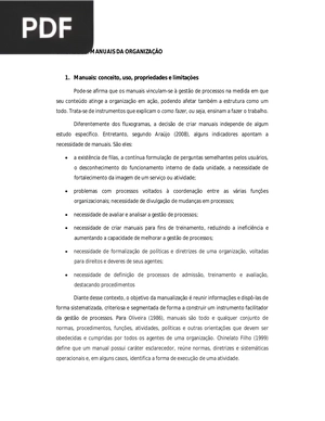 Manuais de organização (Artigo)
