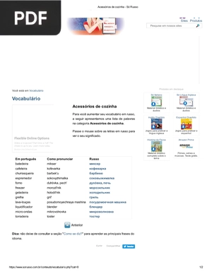 Acessórios de cozinha