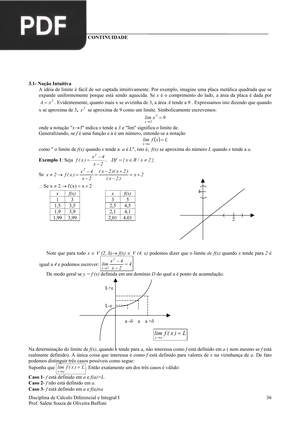 Limite e continuidade