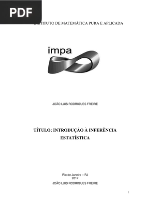 Introdução à Inferência Estatística