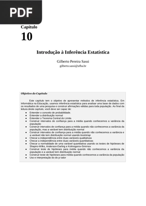 Introdução à Inferência Estatística