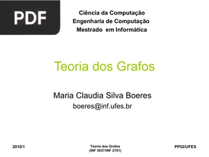 Teoria dos Grafos (Apresentação)
