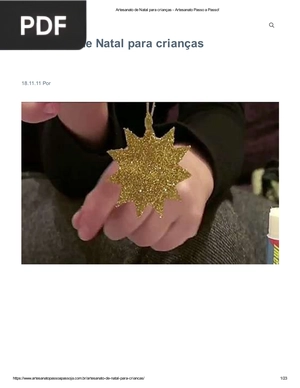 Artesanato de Natal para crianças