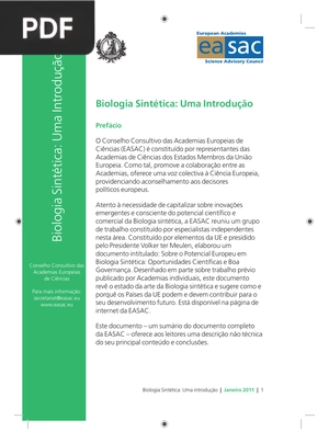 Biologia Sintética: Uma Introdução (Artigo)