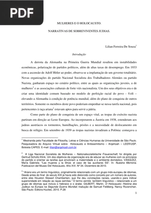 Mulheres e o holocausto