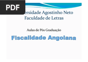 Direito Fiscal (Apresentação)