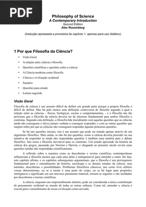 Philosophy of Science