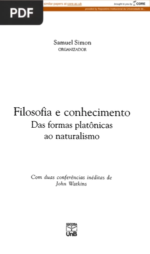 Filosofia e conhecimento