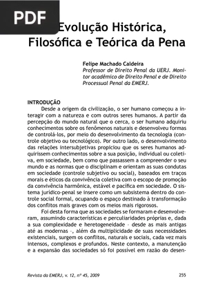 Breve história do direito penal e da evolução da pena (Artigo)
