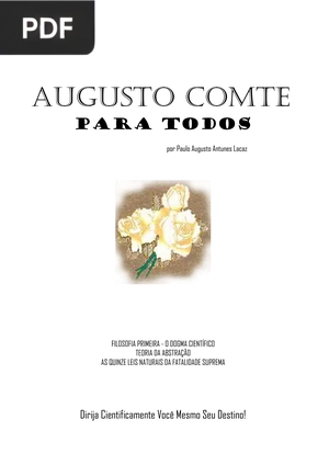 Augusto Comte para todos