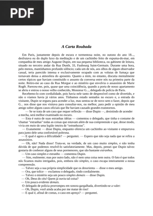 A Carta Roubada
