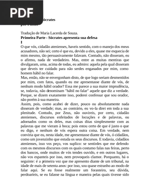 Apologia de Sócrates