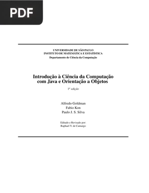 Introdução à Ciência da Computação com Java e Orientação a Objetos