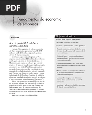 Fundamentos da economia de empresas