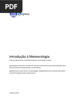 Introdução à Meteorologia