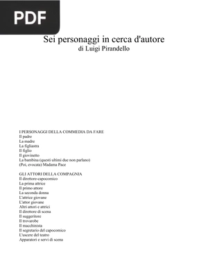 Il berretto a sonagli (O boné de cascavel)