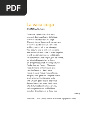 La vaca cega (A vaca que ficou cega)