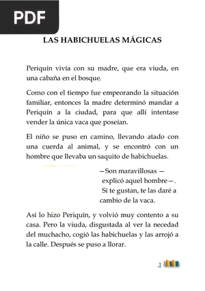 Las habichuelas mágicas (Feijões mágicos)