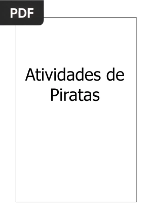 Atividades de Piratas