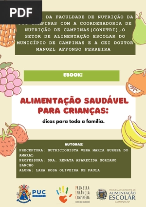 Alimentação Saudável para Crianças - dicas para toda a família.