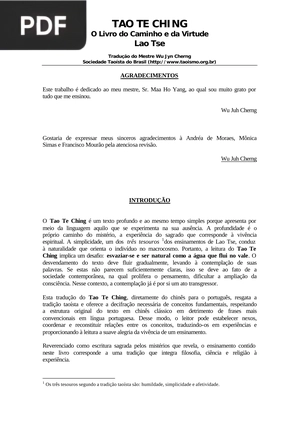 Tao Te Ching