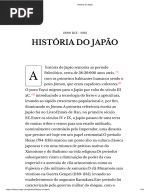 História Do Japão