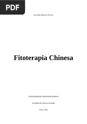 Fitoterapia Chinesa