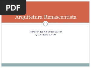 Arquitetura Renascentista