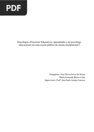 Teorias da aprendizagem e da educação como referenciais em práticas de ensino: Ausubel E Lipman