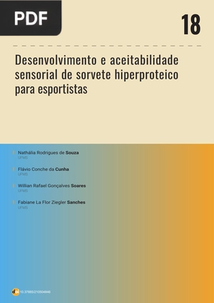 Desenvolvimento e aceitabilidade sensorial de sorvete hiperproteico para esportistas
