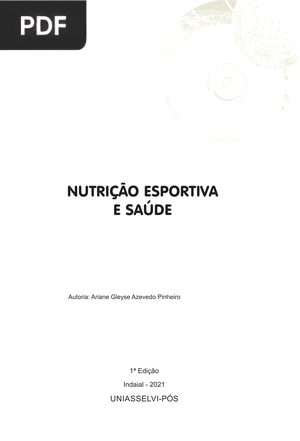 Nutrição Esportiva E Saúde