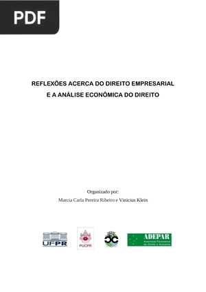 Reflexões Acerca Do Direito Empresarial e A Análise Econômica Do Direito