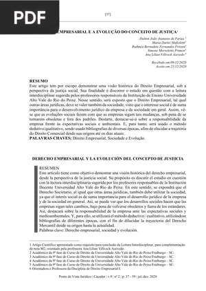 Direito Empresarial e a Evolução do Conceito de Justiça
