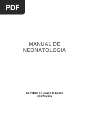 Manual de Neonatologia