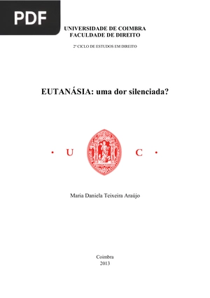EUTANÁSIA - uma dor silenciada?