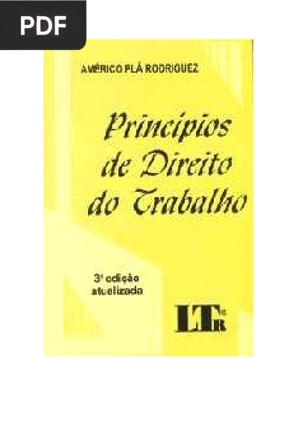 Princípios de direito do trabalho