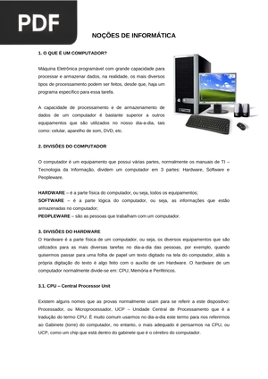 Noções de informática