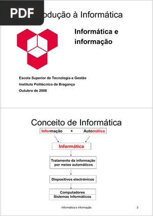 Introdução à Informática (Artigo)