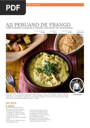 Aji Peruano de Frango