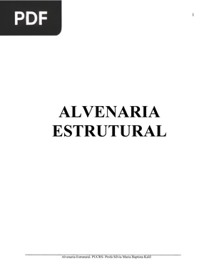 Alvenaria Estrutural