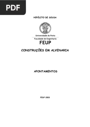 Construções em alvenaria