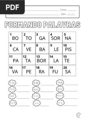 Formando Palavras (Artigo)