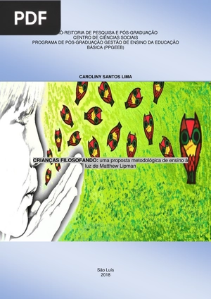Crianças filosofando: Uma proposta metodológica de ensino a luz de Matthew Lipman