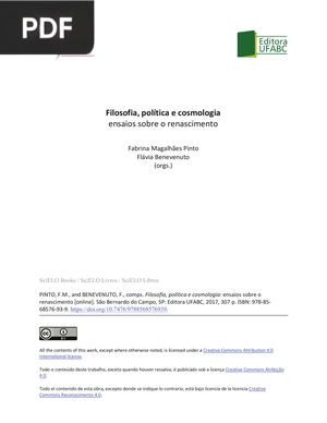 Filosofia, política e cosmologia ensaios sobre o renascimento