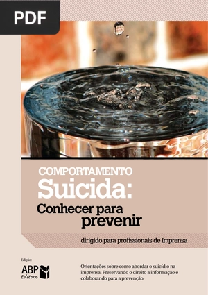 Comportamento suicida: Conhecer  para prevenir